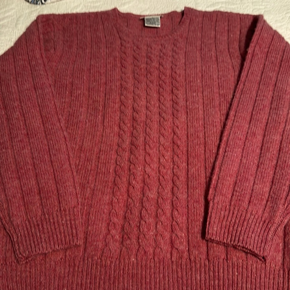 Talbots womens Shetland 100% wool sweather